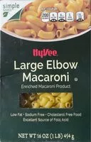 Cantidad de azúcar en Large Elbow Macaroni