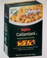 Cantidad de azúcar en Cellentani