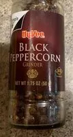 Suhkru kogus sees Black peppercorn