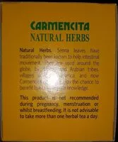 Cantidad de azúcar en Té de Hierbas naturales