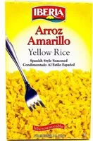 İçindeki şeker miktarı Yellow Rice