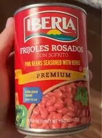 İçindeki şeker miktarı Frijoles Rosados