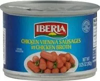 İçindeki şeker miktarı Chicken Vienna Sausages In Chicken Broth