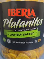 चीनी की मात्रा Iberia platanitos plantain chips