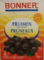 Sokerin määrä sisällä Pruneaux gros dénoyautés
