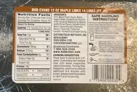 İçindeki şeker miktarı Bob evan 12oz maple links