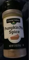 入っている砂糖の量 Punpkin Pie Spice