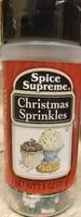 Jumlah gula yang masuk Christmas Sprinkles