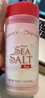 Jumlah gula yang masuk Pure sea salt