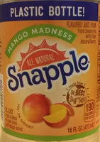 入っている砂糖の量 Mango madness flavored juice drink