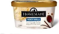 Количество сахара в United dairy farmers homemade french vanilla ice cream