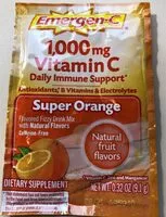 Количество сахара в Super Orange Vitamin C