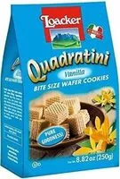 Suhkru kogus sees Loacker quadratini vanilla wafer cookie