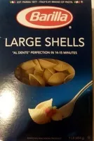 含糖量 Barilla, enriched macaroni product large shells