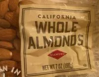 入っている砂糖の量 Whole almonds