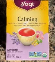 Jumlah gula yang masuk Yogi teas calming tea tea bags