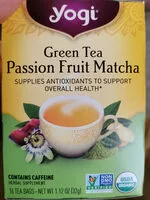Jumlah gula yang masuk Green Tea Passion Fruit Matcha