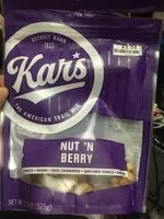 中的糖分和营养成分 Kar s nuts