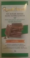 入っている砂糖の量 Caramel No Sugar Added Milk Chocolate