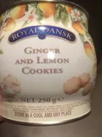 İçindeki şeker miktarı Biscuits au gingembre et au citron