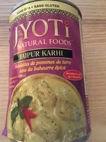Сахар и питательные вещества в Jyoti natural foods