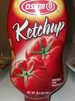 Suhkru kogus sees Ketchup