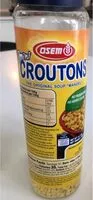 Suhkru kogus sees Mini croutons