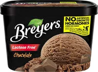 Sokerin määrä sisällä Breyers lactose free chocolate ice cream