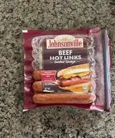 चीनी की मात्रा Beef hot links smoked sausage
