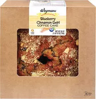 Amount of sugar in Coffee Cake