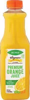 Amount of sugar in 100% Premium Juice, Orange