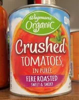 入っている砂糖の量 crushed tomatoes - fire roasted