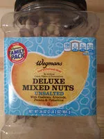 Quantité de sucre dans Deluxe mixed nuts unsalted
