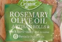 入っている砂糖の量 Rosemary Olive Oil Artisan Rolls
