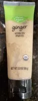 入っている砂糖の量 Ginger Stir-In Paste