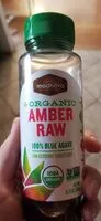 Amount of sugar in Organic amber 100% blue agave