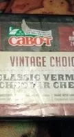 İçindeki şeker miktarı Classic Vermont cheddar cheese