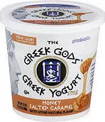 Suhkru kogus sees Greek yogurt style honey salted caramel