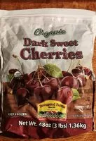Suhkru kogus sees Organic dark sweet cherries