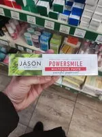 Suhkru kogus sees Jason toothpaste
