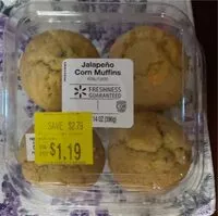 İçindeki şeker miktarı Jalapeño Corn Muffins