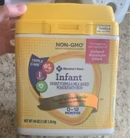 Zuckermenge drin Infant Formula compared to Enfamil