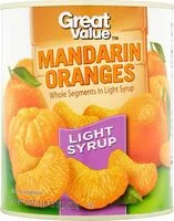 Suhkru kogus sees Mandarin Oranges In Light Syrup