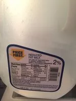 Amount of sugar in Reduced fat milk