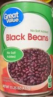 Amount of sugar in Black Beans