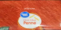चीनी की मात्रा Great Value Whole Wheat Penne, 16 oz