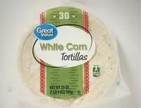 चीनी की मात्रा White Corn Tortilla