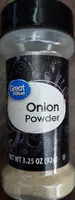 Jumlah gula yang masuk Onion Powder