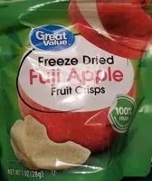 Suhkru kogus sees Freeze Dried Fuji Apple Fruit Crisps