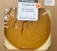 Suhkru kogus sees Pumpkin pie